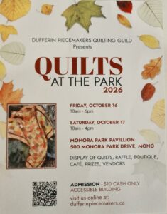 Dufferin Quilt Guild Show